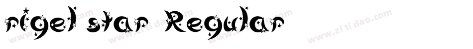 rigel star-Regular字体转换